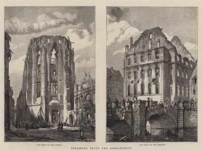 Strasburg after the Bombardment by Henry William Brewer